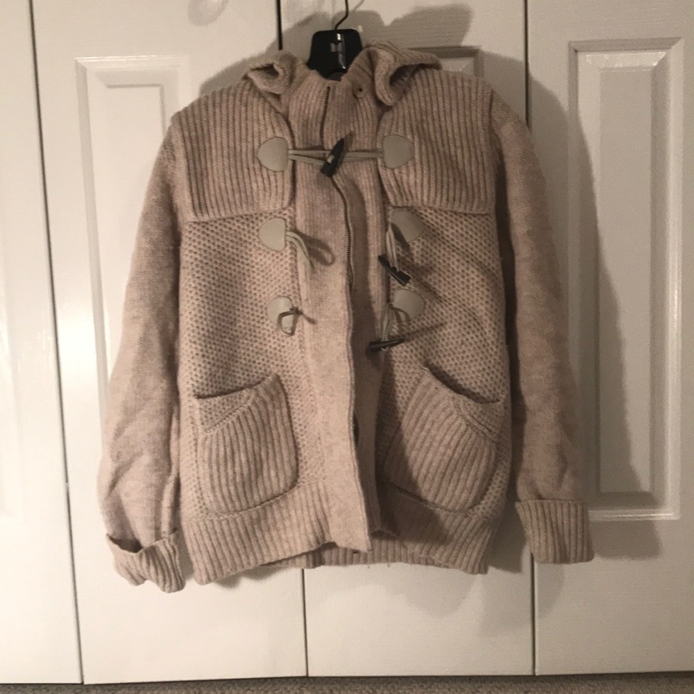 Cozy sweater coat